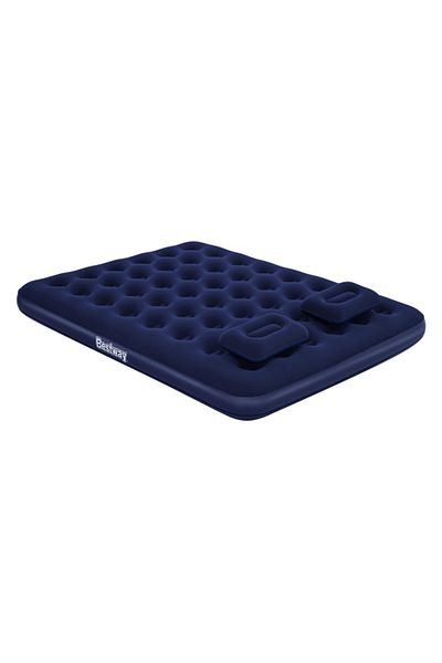 BESTWAY Flocked Air Bed With Air Pump(Queen) 203X152X22Cm -26-67374