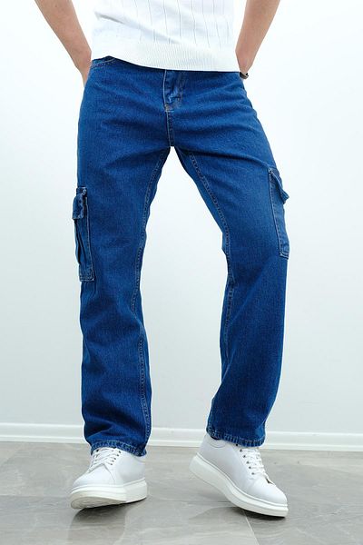 Oksit Παντελόνι Cargo Jeans Cio 1250 Commando Baggy Fit