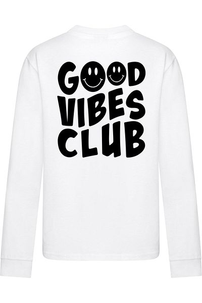 Merchcode Kids Good Vibes Club - Langarmshirt