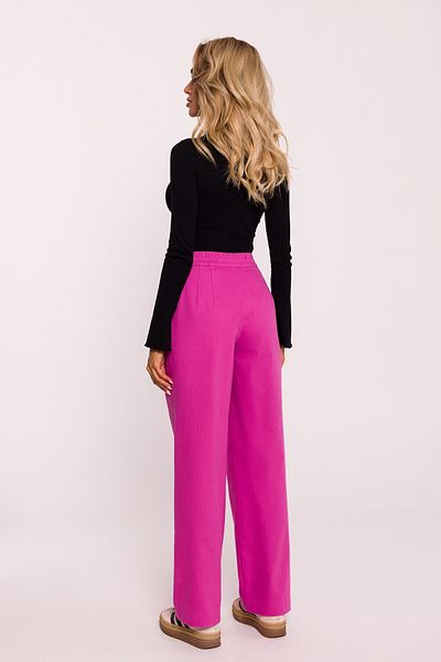 Made of Emotion Trousers with an elastic waistband and wide legs