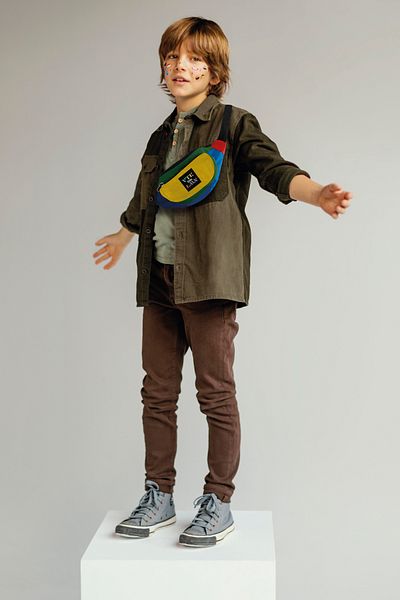 Vatkalimon Children's Colorful Shoulder and Waist Bag