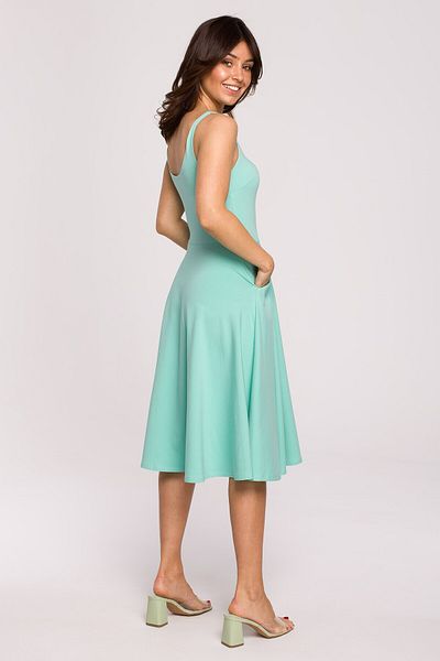 BEWEAR Flared dress with thin straps