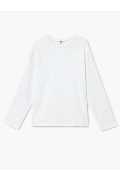 Koton Μακρυμάνικο μπλουζάκι με λαιμόκοψη oversize
