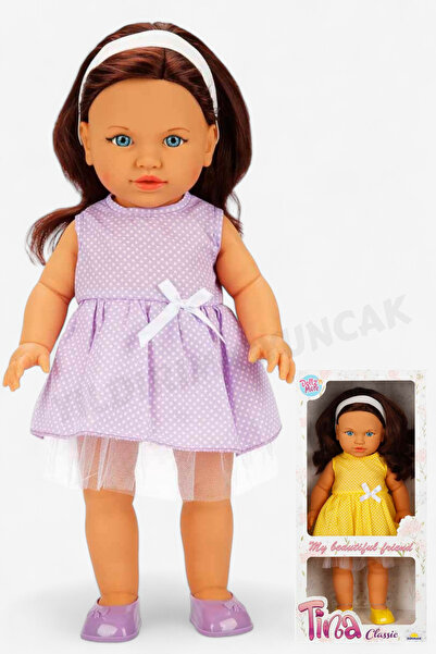 YILDIRIM OYUNCAK Büyük Boy Gerçek Yüzlü Et Bebek 45 cm Şık Elbiseli  - Büyük ...