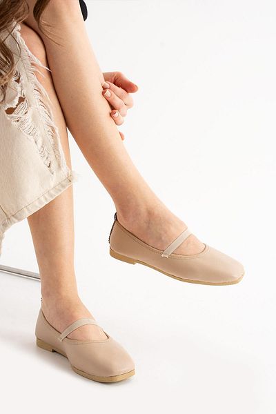 Moda Frato Modafrato AL-113 Elastic Ballerina Daily Γυναικεία Παπούτσια Home Ballerinas