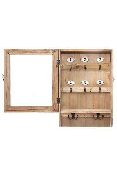 Atmosphera Ornella Wooden Decorative Key Box 27 x 38cm