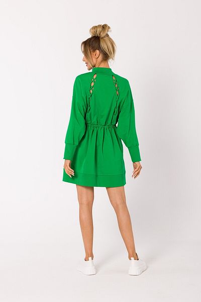 Made of Emotion Zipper dress with back cutouts