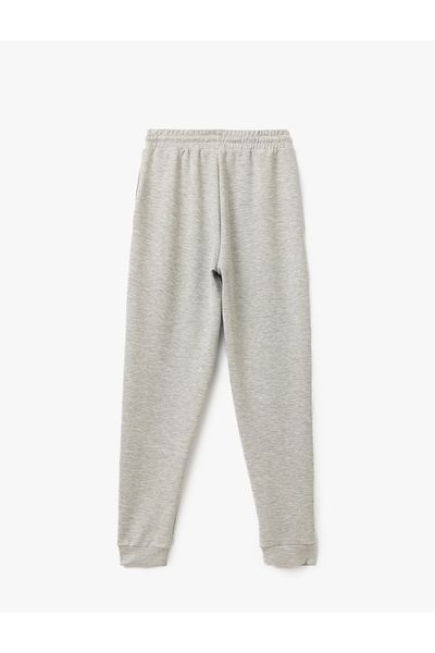 Koton Φούτερ Jogger από ύφασμα βισκόζης με δεμένη μέση και τσέπες
