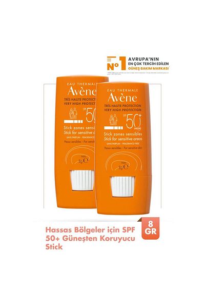 Avene Spf 50 Sunscreen Stick Zones - 8 g X 2