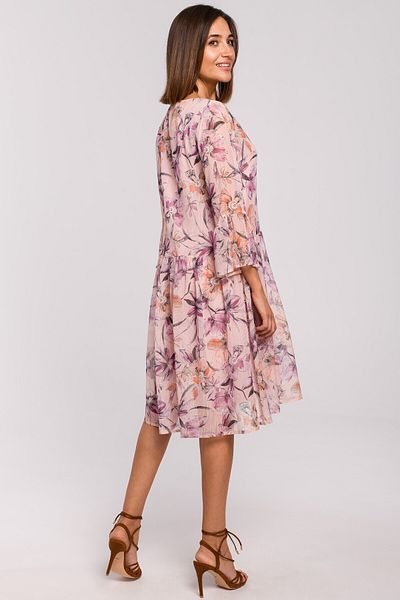 Stylove Rochie din șifon cu talie coborâtă