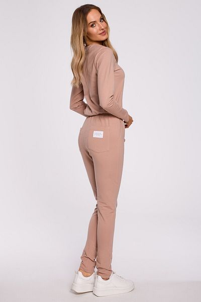 Made of Emotion Jumpsuit with a pocket and decorative patch