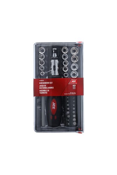 ACE 40-Piece Screwdriver and Socket Set