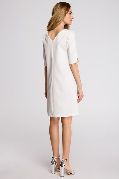 Stylove Rochie boxy cu decolteu în V la spate.