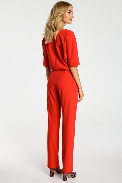 Made of Emotion A kimono top jumpsuit with sleek