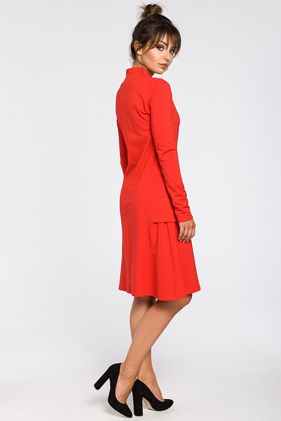BEWEAR Dress with wedges and ribbed inserts