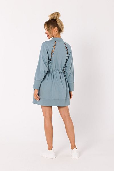 Made of Emotion Zipper dress with back cutouts