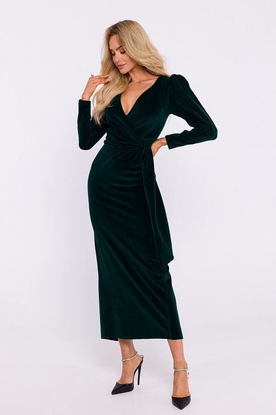 Made of Emotion Velour evening maxi dress