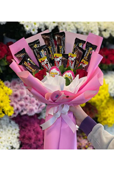 Fox Buket isteme çiçeği çikolata buket özel gün sevgililer günü çiçek buket