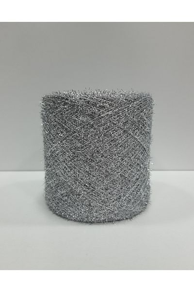 İPLİKOUTLET Ασημί Χρώμα Glitter Beard (Crystal) Σχοινί 200 γραμμάρια
