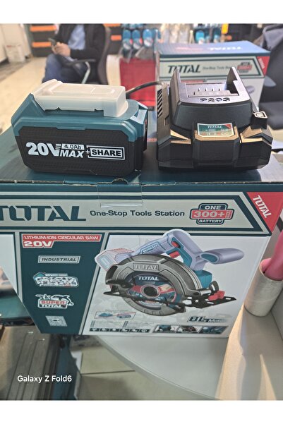 TOTAL AKÜLÜ DAİRE TESTERE (1AD AKÜ VE DOLUM CİHAZI ILE BİRLİKTE) ELİTS HIRDAVAT