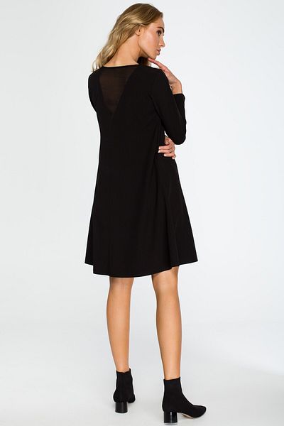Stylove A-line mini dress with long sleeves
