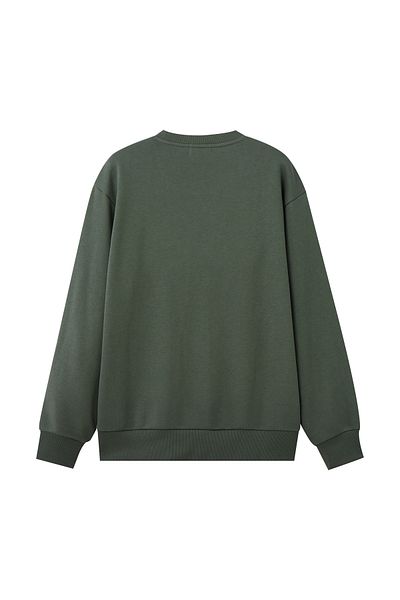 Giordano Giordano Men's French Terry Crew Neck Long Sleeve Sweat Shirt