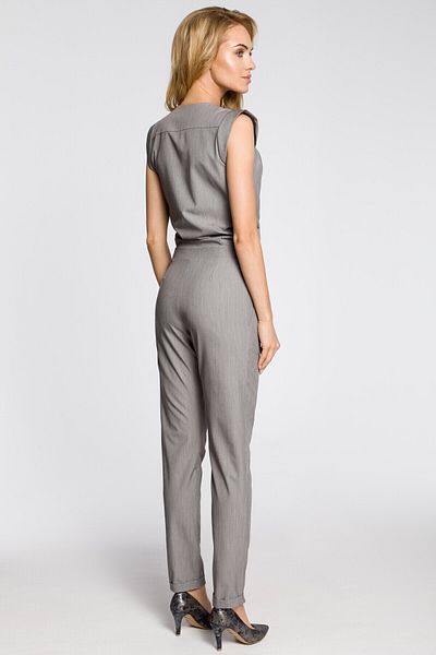 Made of Emotion Sleeveless, draped jumpsuit