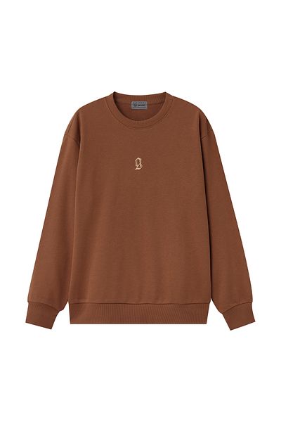 Giordano Men’s Cotton Polyester French Terry Crew Neck Sweatshirt