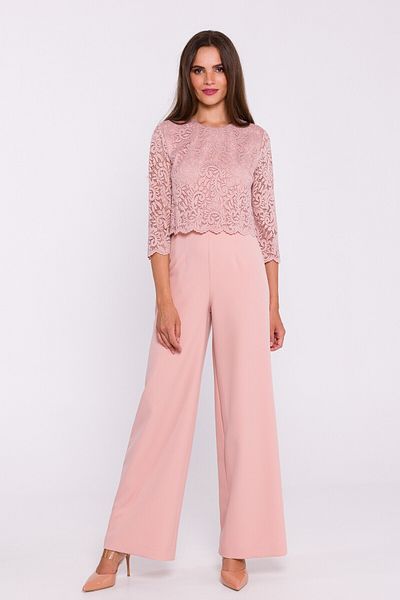Stylove Rochie trapez din dantela in doua straturi