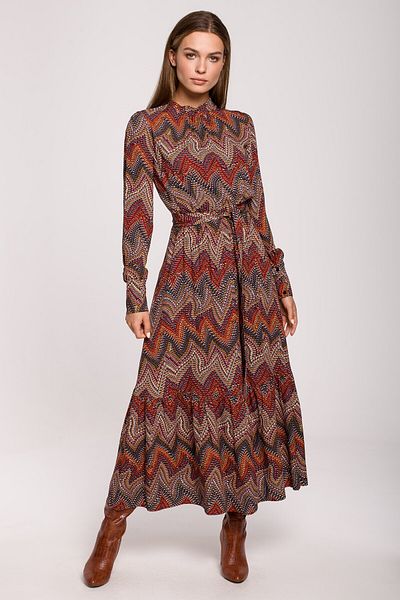 Stylove A feminine maxi dress with a ruffle
