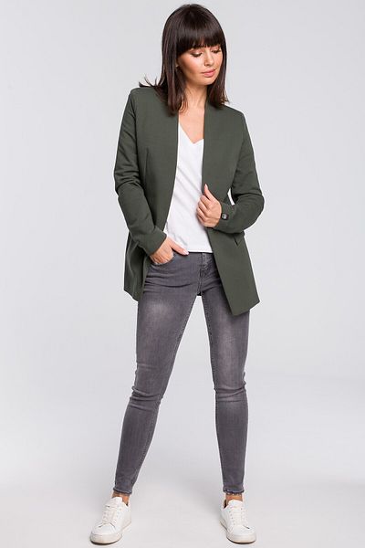 BEWEAR Blazer fără nasturi - Design cu cravată în față