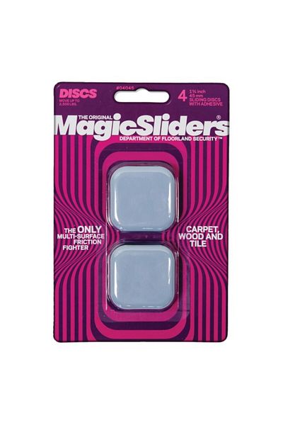 Magic Sliders أقراص منزلقة لاصقة مكونة من 4 قطع مقاس 45 مم