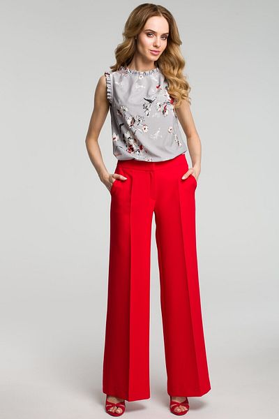 Made of Emotion Trousers with wide legs