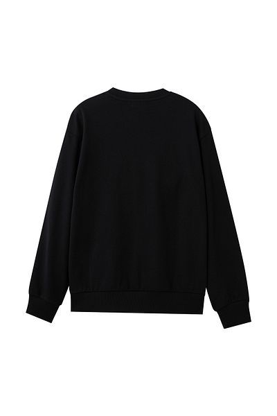 Giordano Men’s Cotton Polyester French Terry Crew Neck Sweatshirt