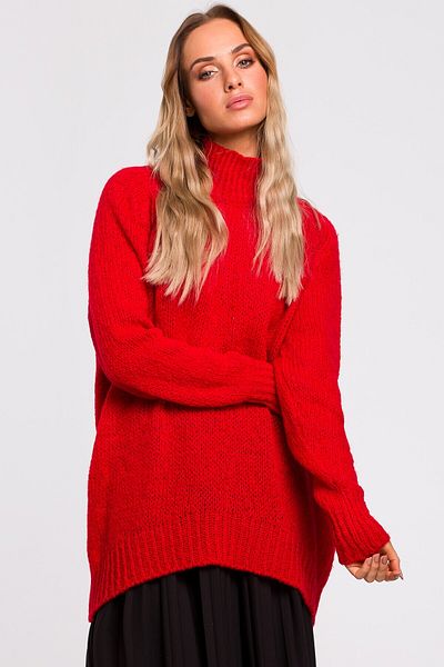 Made of Emotion Asymmetrical sweater with a mock turtleneck