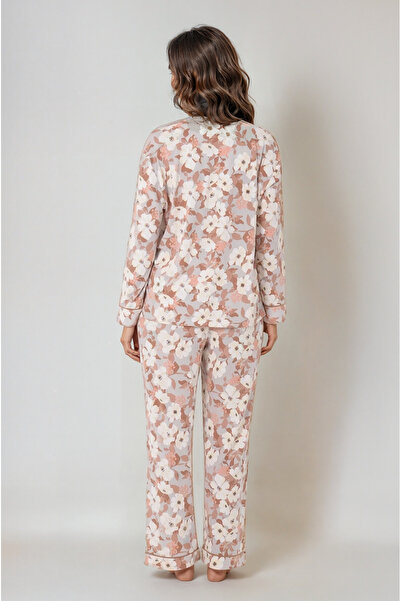 Kyron Women's Long Sleeve Button Pajamas Set - Different Color Options