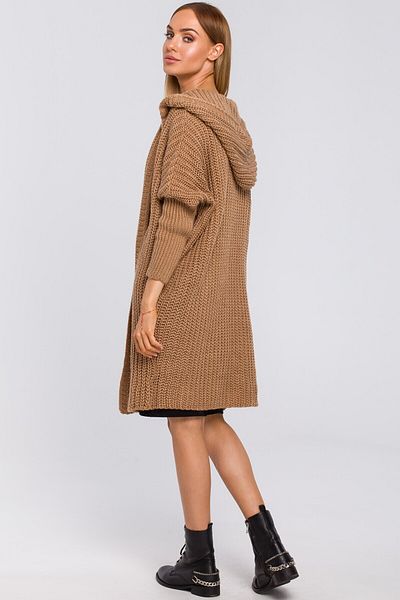 Made of Emotion Oversized cardigan s kapucí