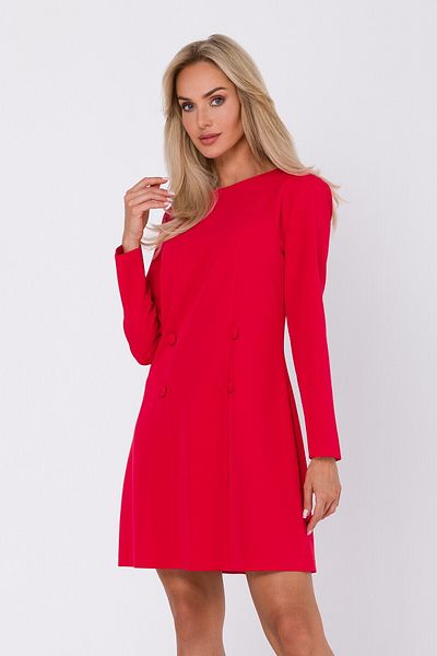 Made of Emotion A-line dress with decorative buttons
