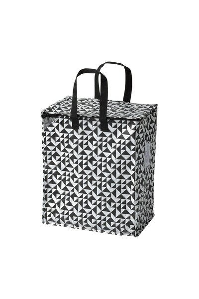 IKEA Çanta Siyah-Beyaz 47 Lt
