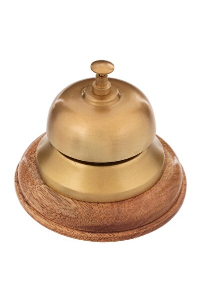 Atmosphera جرس كين ستوردي عالي الجودة من خشب المانجو والألومنيوم