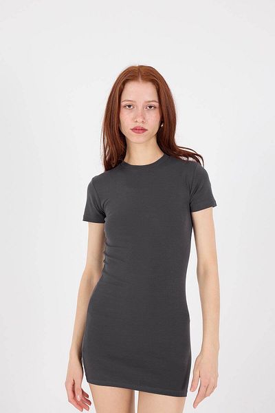 Addax Μίνι φόρεμα με κοντό μανίκι Crew Neck - E13446-S6