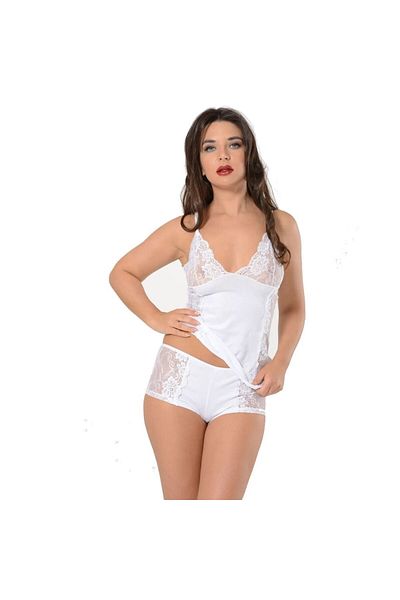 Lonca Tekstil Γυναικείο εσώρουχο με λεπτομέρεια από δαντέλα στο πλάι
