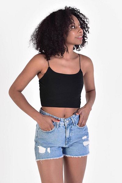 Addax Crop Bustier with Thin Straps B11957-R2
