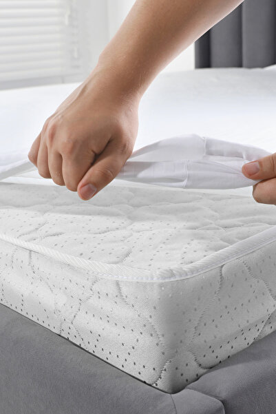 BLUEWELL مرتبة بيضاء - واقي مرتبة مقاوم للسوائل