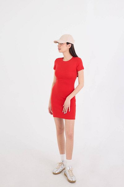 Addax Crew Neck Basic Modal Dress E15772-X9