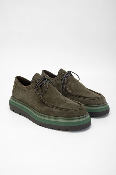 Valmenti Men's Bosco Suede Genuine Leather Casual Shoes