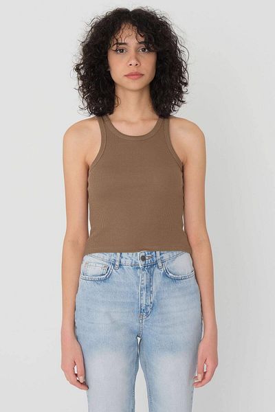 Addax Κάλυμμα κολάρου με κορδόνι Crop Tank Top A0942-x5