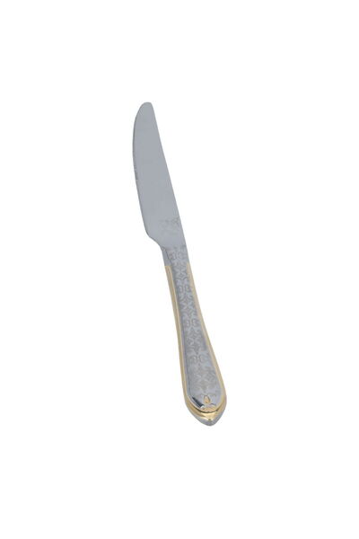 Alsaif Gallery Al Saif Gallery steel knife set, 6 pieces, engraved with gold-...