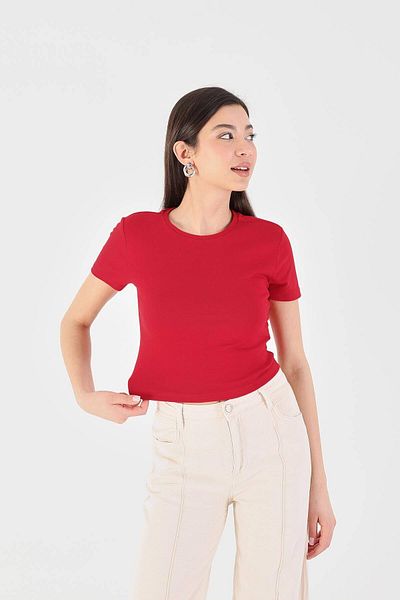Addax Crew Neck Basic T-shirt P15686-T8
