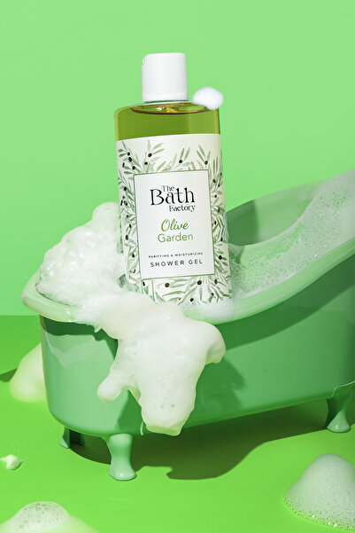 THE BATH FACTORY Nemlendirici Ve Besleyici Olive Garden Duş Jeli 400 ml